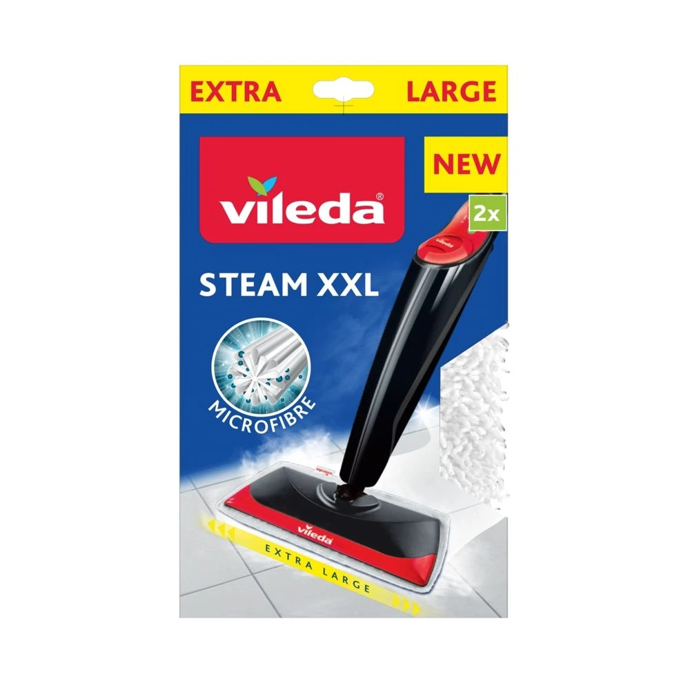 Recharge Pour Vadrouille à Vapeur Steam XXL 2 Pièces Vileda 3 Recharge Pour Vadrouille à Vapeur Steam XXL 2 Pièces Vileda