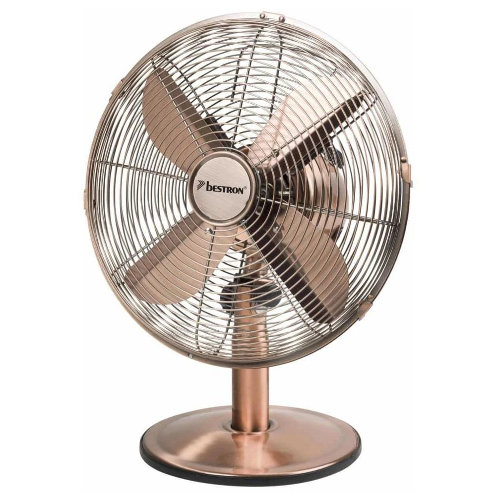 Ventilateur De Table 35cm 35w 3 Vitesses Cuivre - Dft35co - BESTRON 6 Ventilateur De Table 35cm 35w 3 Vitesses Cuivre - Dft35co - BESTRON – Image 4