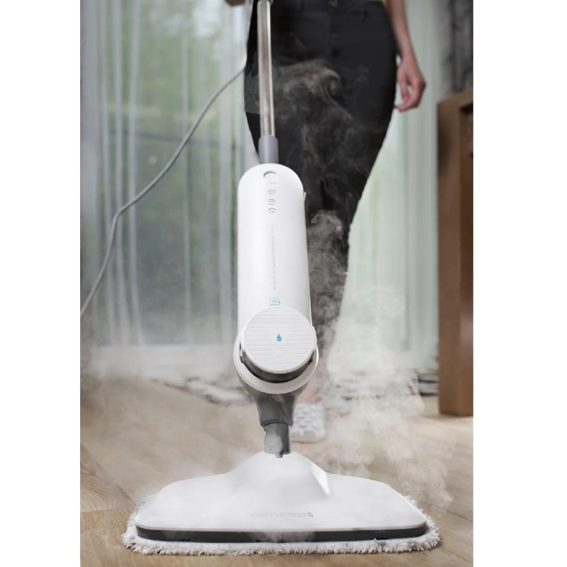 SANS MARQUE Balai à Vapeur Concept CP2110 Perfect Clean 1300 W Avec 3 X Chiffon D... 7 SANS MARQUE Balai à Vapeur Concept CP2110 Perfect Clean 1300 W Avec 3 X Chiffon D... – Image 5