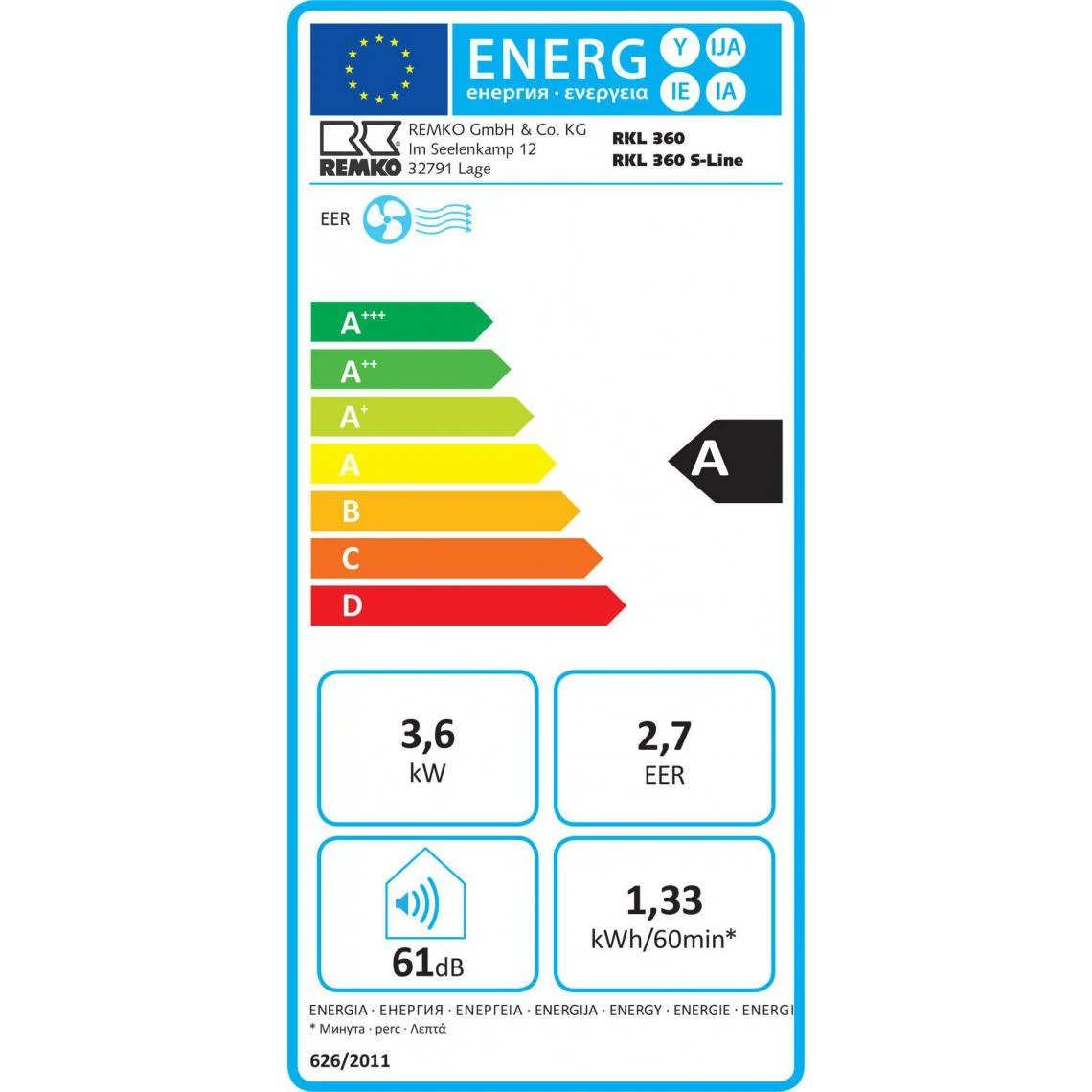 Climatiseur Rkl 360 Eco 3,5 Kw Blanc Remko 5 Climatiseur Rkl 360 Eco 3,5 Kw Blanc Remko – Image 3