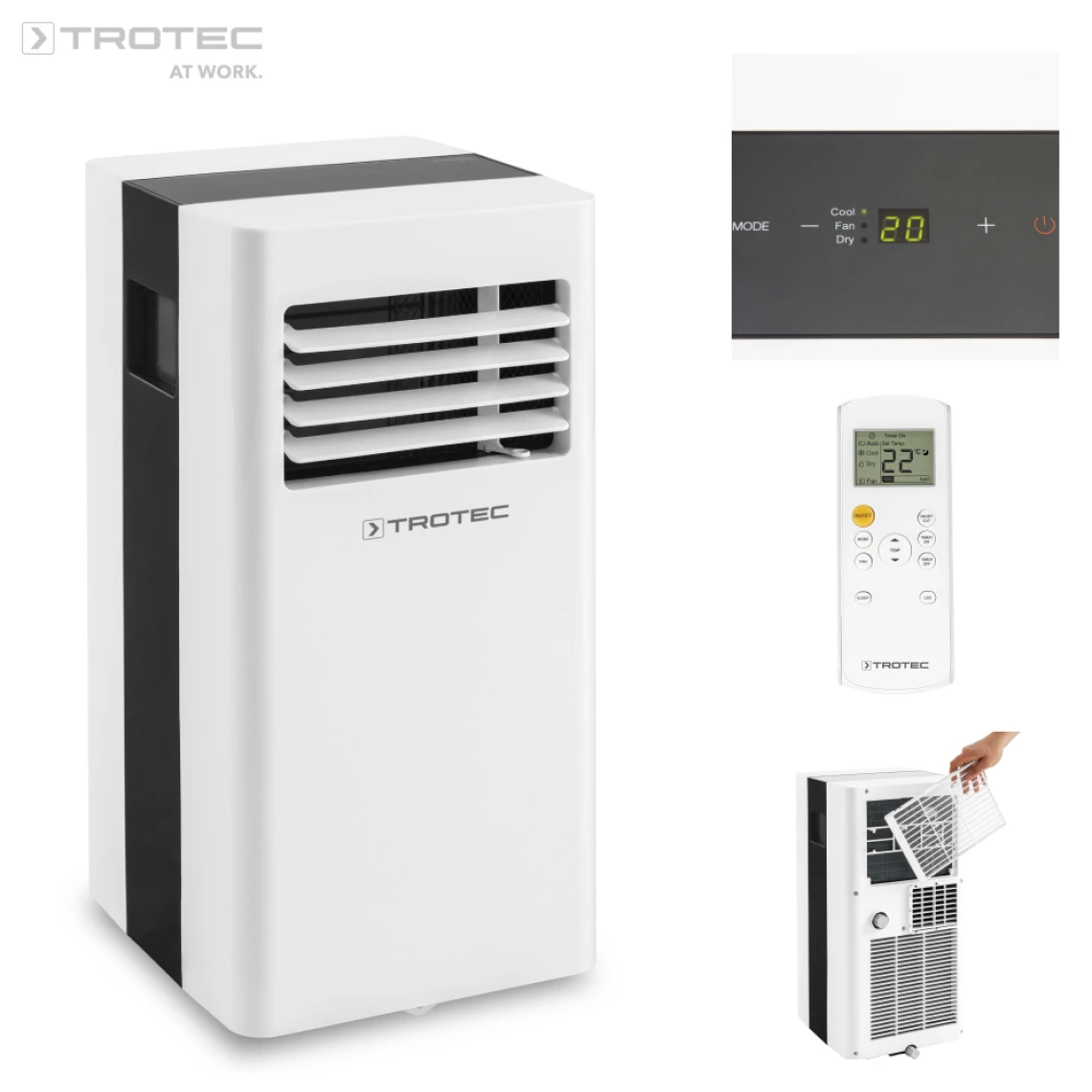 Climatiseur Local Monobloc PAC 2100 X TROTEC - 7000 BTU - Classe éner... 3 Climatiseur Local Monobloc PAC 2100 X TROTEC - 7000 BTU - Classe éner...