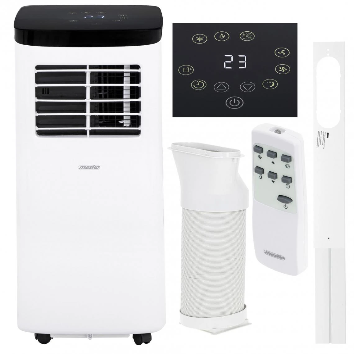 Mesko Climatiseur Mobile 7000 BTU, Télécommande Minuterie, Contrôle De La... 3 Mesko Climatiseur Mobile 7000 BTU, Télécommande Minuterie, Contrôle De La...