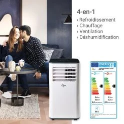 Suntec Climatiseur Mobile Multifreeze 2.6 Eco R290 APP Avec WIFI – 9000 BTU -Cecotec Shop climatiseur mobile multifreeze 26 eco r290 app avec wifi 9000 btu 12338652 32933162 1140x1140