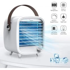 Alternative view of Universal Climatiseurs Portables, Petits Refroidisseurs USB De Bureau, Réfrigé...