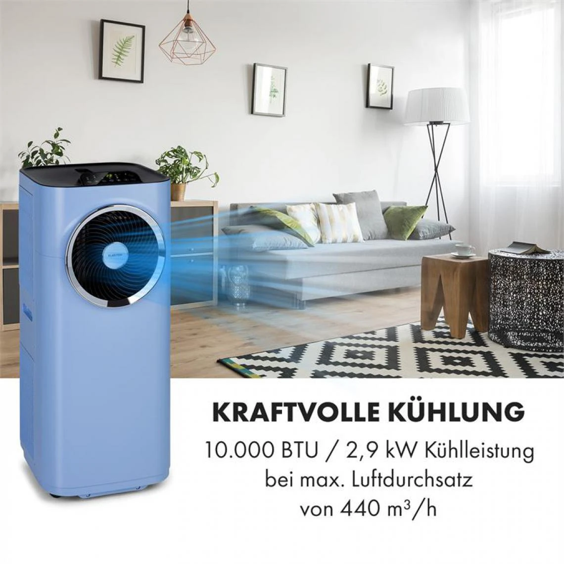 Klarstein Kraftwerk Smart 10K Climatiseur 3-en-1 10000 BTU Contrôle P... 6 Klarstein Kraftwerk Smart 10K Climatiseur 3-en-1 10000 BTU Contrôle P... – Image 4