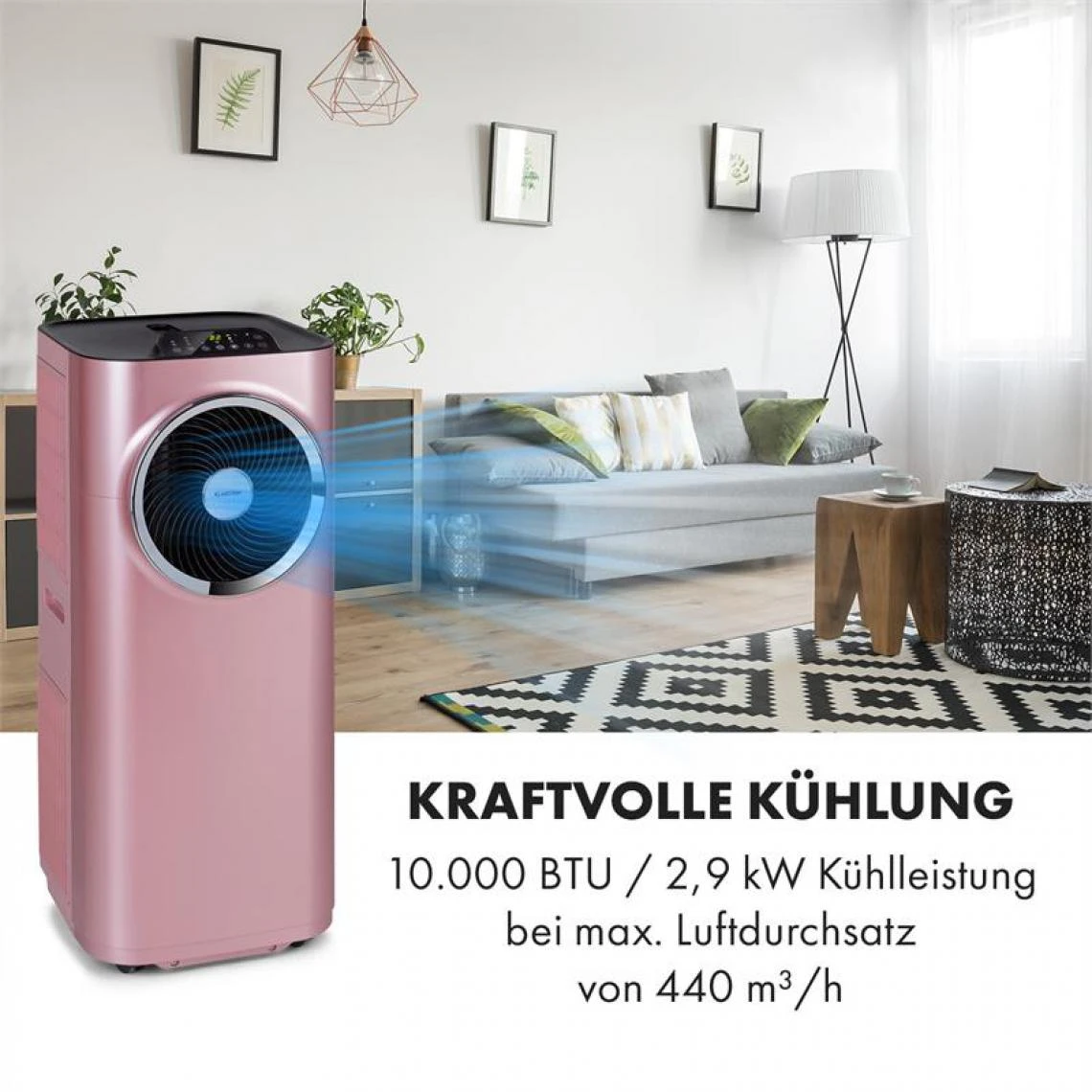Klarstein Kraftwerk Smart 10K Climatiseur 3-en-1 10000 BTU Contrôle P... 6 Klarstein Kraftwerk Smart 10K Climatiseur 3-en-1 10000 BTU Contrôle P... – Image 4