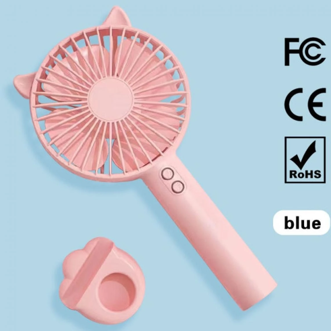 Universal Mini Ventilateur Ventilateur Portable Portable USB Rechargeable Ventil... 4 Universal Mini Ventilateur Ventilateur Portable Portable USB Rechargeable Ventil... – Image 2