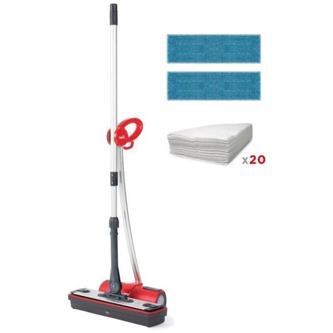 POLTI MOPPY RED EXTRA DUST - Balai Vapeur Sans Fil Multi-surfaces - 15... 3 POLTI MOPPY RED EXTRA DUST - Balai Vapeur Sans Fil Multi-surfaces - 15...