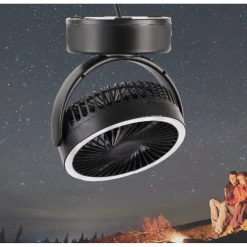Alternative view of Universal Suspension USB Rechargeable Tableau Tente Camping Ventilateur Avec Lan...