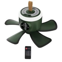 Universal Télécommande Rechargeable USB 8000mAh Moment Camping Fan 4 Vitesses ...