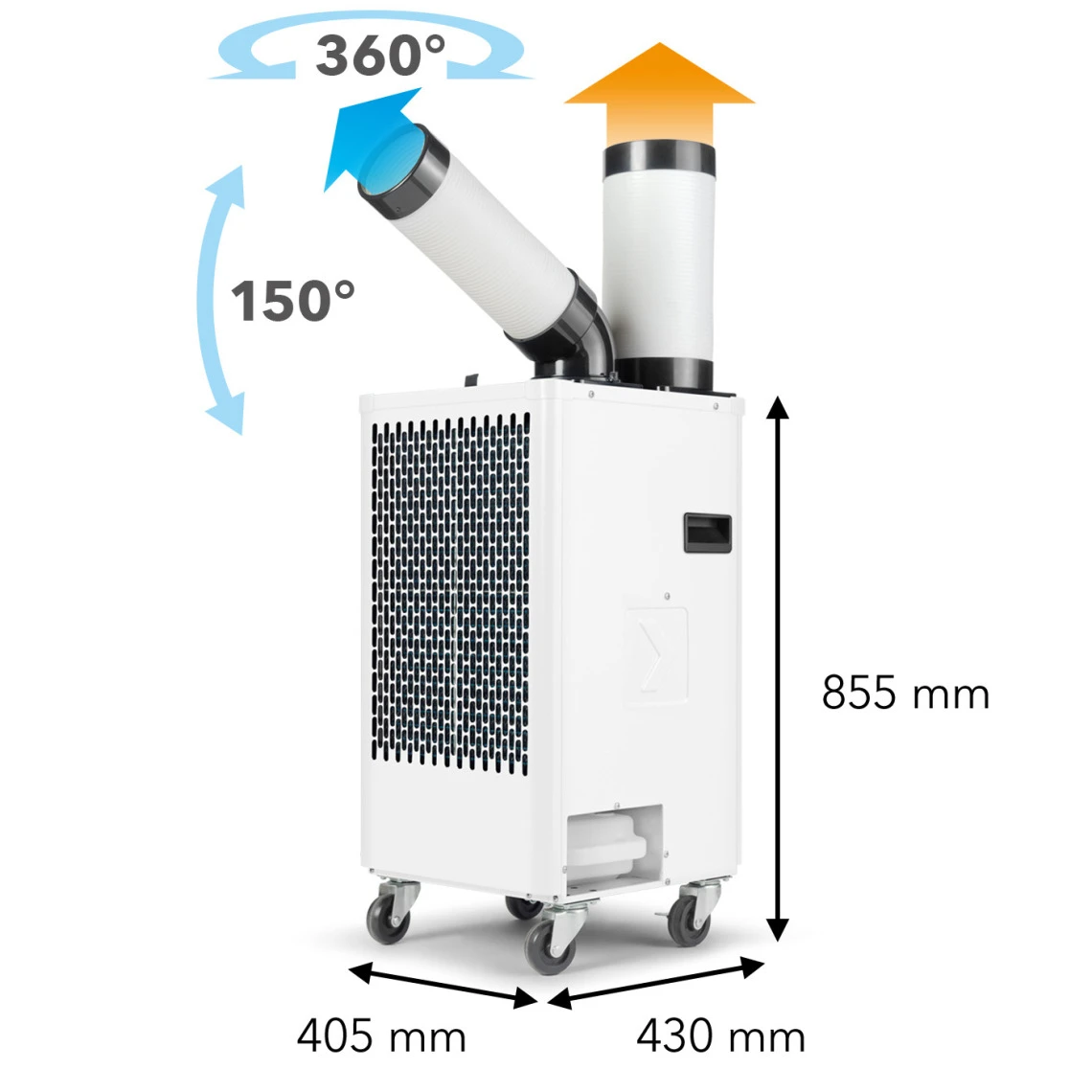 TROTEC Climatiseur Portatif PT 2700 SP Spotcool Clim Mobile Monobloc G... 5 TROTEC Climatiseur Portatif PT 2700 SP Spotcool Clim Mobile Monobloc G... – Image 3