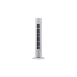 Dio Ventilateur Colonne Tour Oscillant Blanc 50W - 74cm - 3 Vitesses /salo...