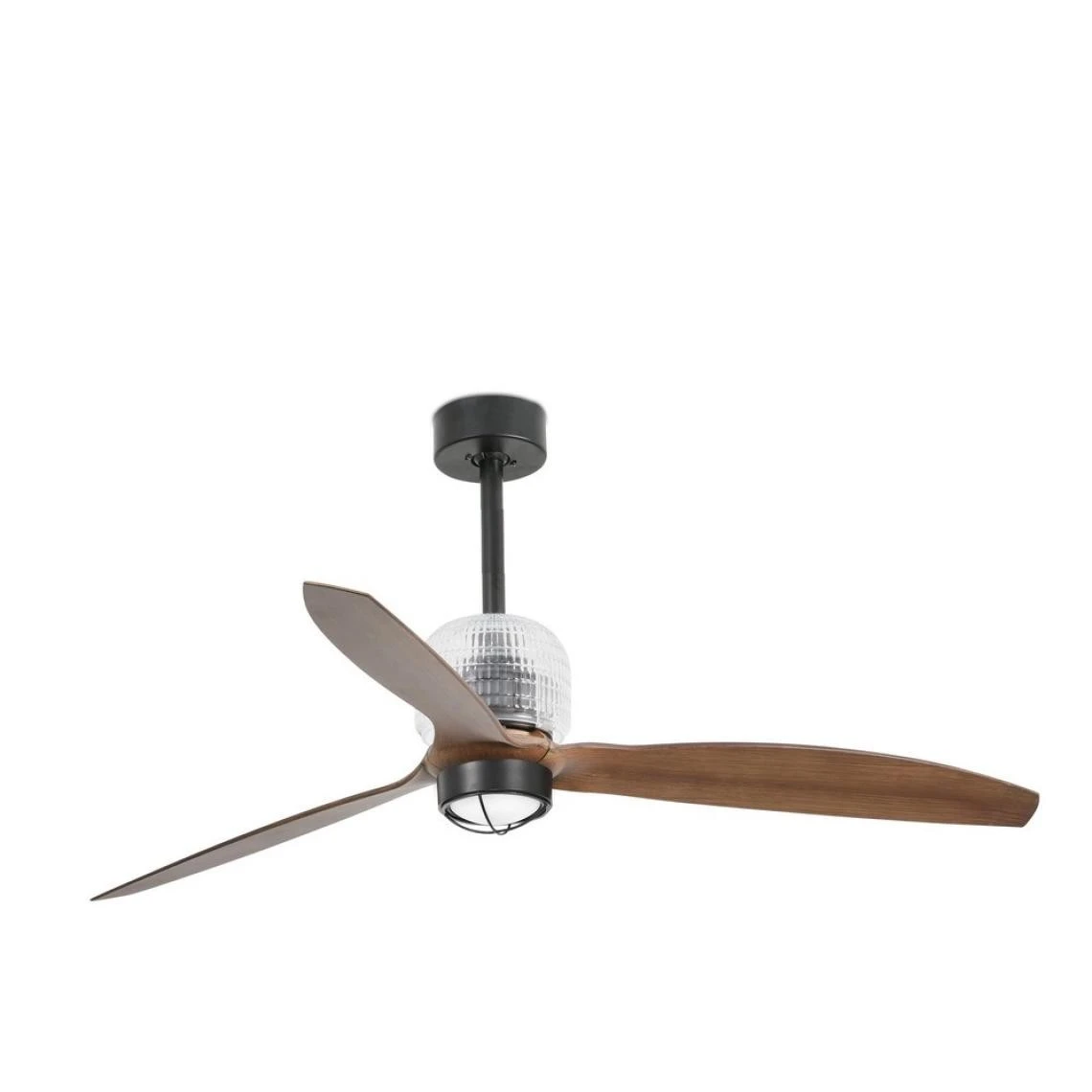 Faro Barcelona Ventilateur De Plafond En Bois Noir à DEL Avec Moteur Intelligent CC ... 3 Faro Barcelona Ventilateur De Plafond En Bois Noir à DEL Avec Moteur Intelligent CC ...