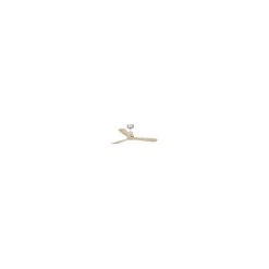 Alternative view of Faro Ventilateur Lantau 132cm Nickel Bois Naturel