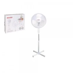 LOOK & FEEL Ventilateur Sur Pied Basic Home Blanc 40W