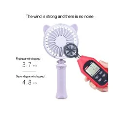 Wewoo Ventilateur USB De Nuit Torsadée Sunshine Avec Rotation à 180 Degré... -Cecotec Shop ventilateur usb de nuit torsadee sunshine avec rotation a 180 degres et vitesse du vent 2 violet 1