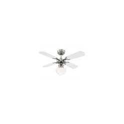 Westinghouse Ventilateur Portland 90cm Chrome Blanc Noir