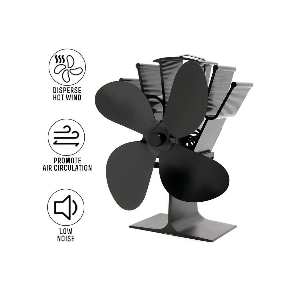 Wewoo YL603 Ventilateur De Poêle à Chaleur En Alliage D'aluminium Respectu... 5 Wewoo YL603 Ventilateur De Poêle à Chaleur En Alliage D'aluminium Respectu... – Image 3