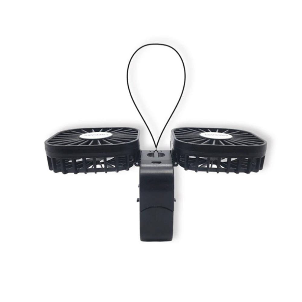 GENERIC Ventilateur Suspendu Ventilateur De Cou USB - Noir 4 GENERIC Ventilateur Suspendu Ventilateur De Cou USB - Noir – Image 2